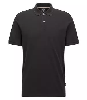 Рубашка поло с короткими рукавами BOSS Big & Tall Pallas Hugo Boss, черный