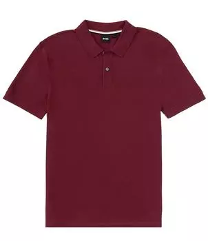 Рубашка поло с короткими рукавами BOSS Big & Tall Pallas Hugo Boss, красный