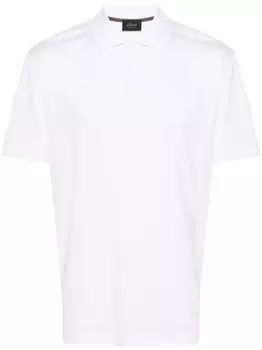 Рубашка поло с короткими рукавами Brioni, белый
