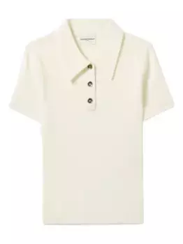 Рубашка поло с короткими рукавами Claudie Pierlot, нейтральный