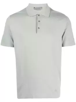 Рубашка поло с короткими рукавами Corneliani, серый