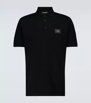 Рубашка поло с короткими рукавами Dolce&Gabbana, черный