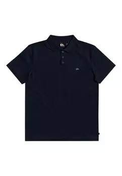 Рубашка-поло с короткими рукавами Essentials Quiksilver, темно-синий пиджак