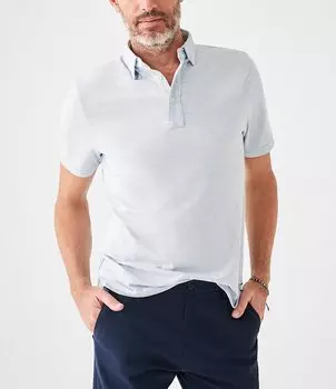 Рубашка поло с короткими рукавами Faherty Movement, синий