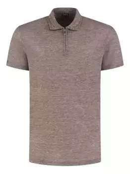 Рубашка поло с короткими рукавами Fedeli, коричневый