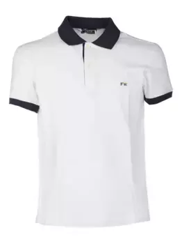 Рубашка поло с короткими рукавами FeF, белый