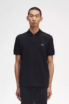 Рубашка-поло с короткими рукавами Fred Perry, черный