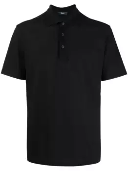 Рубашка поло с короткими рукавами Herno, черный