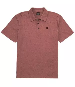 Рубашка поло с короткими рукавами Hurley Ace Vista, коричневый