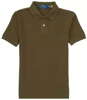 Рубашка поло с короткими рукавами и культовой сеткой Polo Ralph Lauren Big Boys 8–20, зеленый