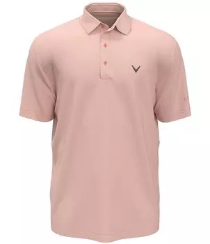 Рубашка-поло с короткими рукавами и принтом Callaway Big & Tall Pro Spin Fineline, оранжевый