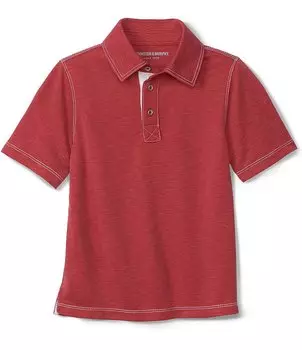 Рубашка-поло с короткими рукавами Johnston & Murphy Big Boys 8-20, красный