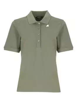 Рубашка поло с короткими рукавами K-Way, зеленый