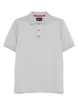 Рубашка поло с короткими рукавами Kiton, серый