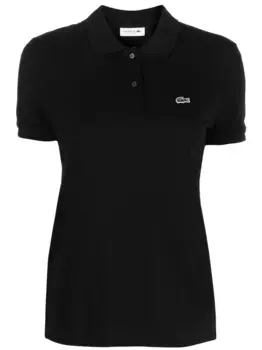 Рубашка поло с короткими рукавами Lacoste, черный