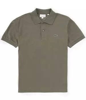 Рубашка поло с короткими рукавами Lacoste Classic Pique, зеленый