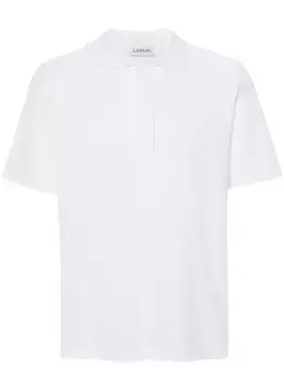 Рубашка поло с короткими рукавами Lanvin, белый