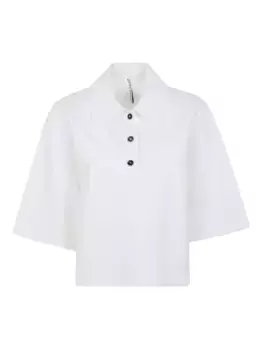 Рубашка поло с короткими рукавами Liviana Conti, белый