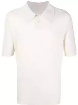 Рубашка поло с короткими рукавами MAISON MARGIELA, нейтральный