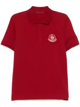 Рубашка поло с короткими рукавами MONCLER, красный