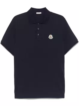 Рубашка поло с короткими рукавами Moncler, синий
