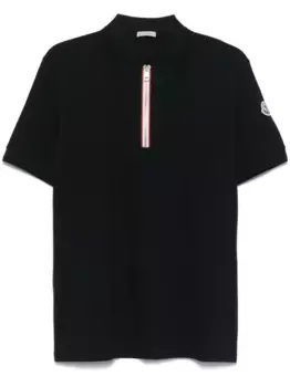 Рубашка поло с короткими рукавами MONCLER, синий
