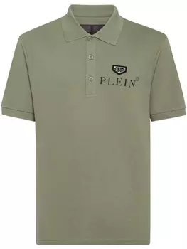Рубашка поло с короткими рукавами от Philipp Plein Iconic Plein, зеленый