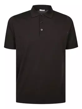Рубашка поло с короткими рукавами Paolo Pecora, коричневый