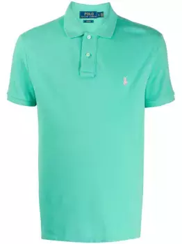 Рубашка-поло с короткими рукавами POLO RALPH LAUREN, зеленый