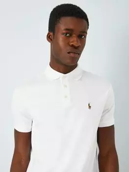 Рубашка-поло с короткими рукавами Polo Ralph Lauren, белая