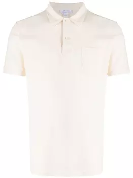 Рубашка поло с короткими рукавами Sunspel, бежевый