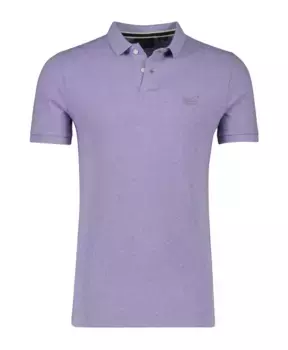 Рубашка-Поло с короткими рукавами Superdry, фиолетовый
