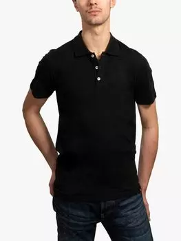 Рубашка-поло с короткими рукавами Swole Panda Refibra, черная