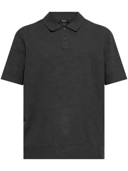 Рубашка поло с короткими рукавами Theory, серый