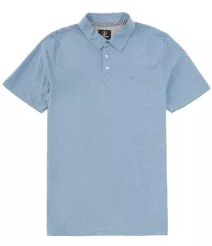 Рубашка поло с короткими рукавами Volcom Wowzer Modern Fit, синий