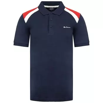 Рубашка-Поло с логотипом Ben Sherman, синий