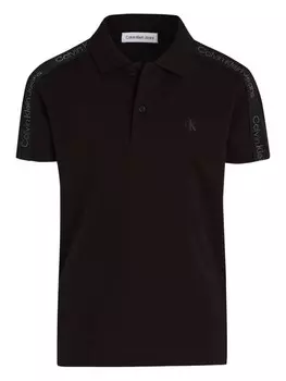 Рубашка поло с логотипом Calvin Klein Jeans, черный