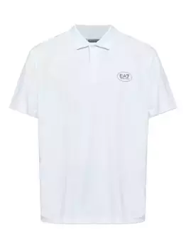 Рубашка-поло с логотипом Ea7 Emporio Armani, белый