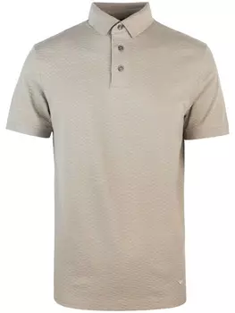 Рубашка поло с логотипом Emporio Armani, нейтральный
