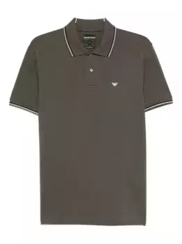 Рубашка-поло с логотипом EMPORIO ARMANI, зеленый