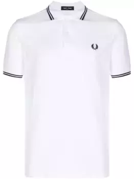 Рубашка поло с логотипом Fred Perry, белый