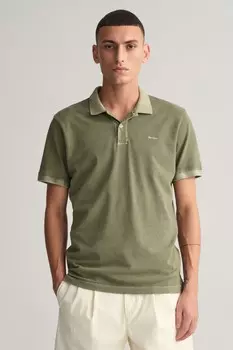Рубашка-поло с логотипом Gant Sunfaded GANT, зеленый