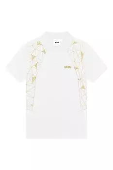 Рубашка-поло с логотипом Gold Capsule BOSS, белый