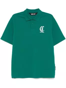 Рубашка поло с логотипом Just Cavalli, зеленый
