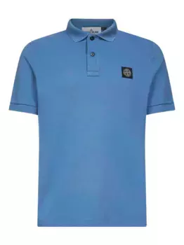 Рубашка-поло с логотипом компаса Stone Island, синий