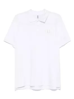 Рубашка поло с логотипом Moschino, белый