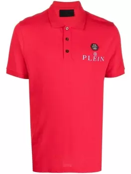 Рубашка поло с логотипом Philipp Plein, красный