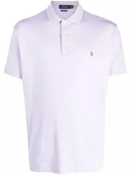 Рубашка поло с логотипом Polo Pony Polo Ralph Lauren, фиолетовый