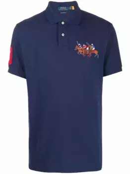 Рубашка поло с логотипом Polo Pony POLO RALPH LAUREN, синий