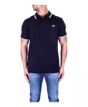 Рубашка-Поло с логотипом спереди Fred Perry, синий
